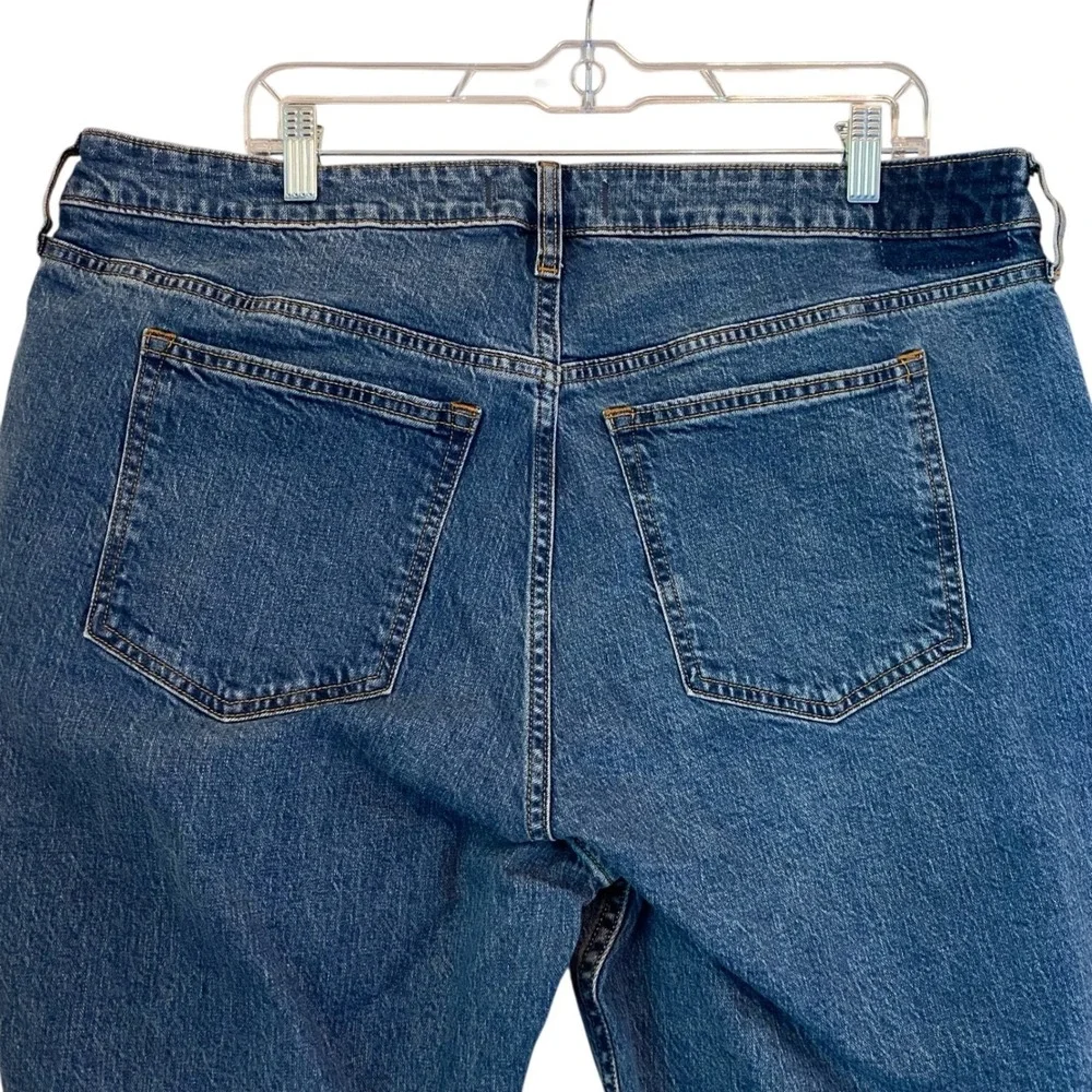 Abercrombie Fitch Curve Love Mid Rise Bootcut Jeans Women 34x30 Fit 36 Short NEW - Picture 14 of 14